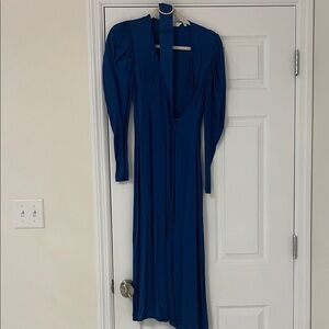 ASOS Deep Blue Long Sleeve Dress